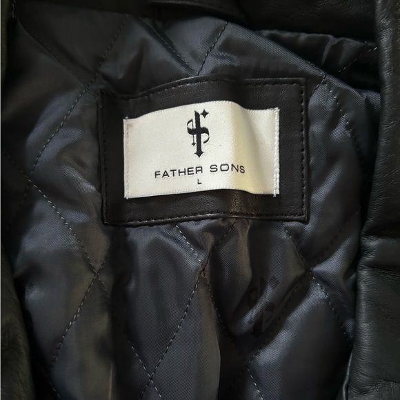Father Sons Leather Jacket - Picture 3 of 3